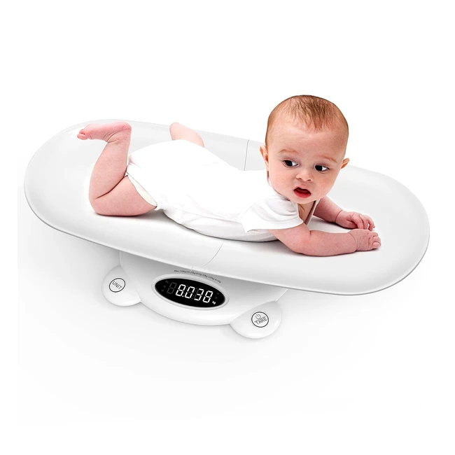 Simshine Digital Baby Scale - Weight All Family - Newborn to Toddler - Pets - Ca