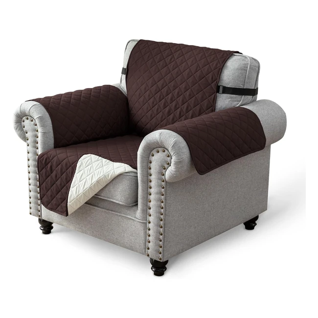 Funda Sofa Impermeable Tianshu Reversible 1 Plaza - Antideslizante y Lavable - Mascotas Amigable