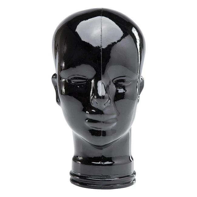 Kare Designer Kopfhrerstnder Schwarz Recyceltes Glas 29 x 21 x 21 cm H x B x