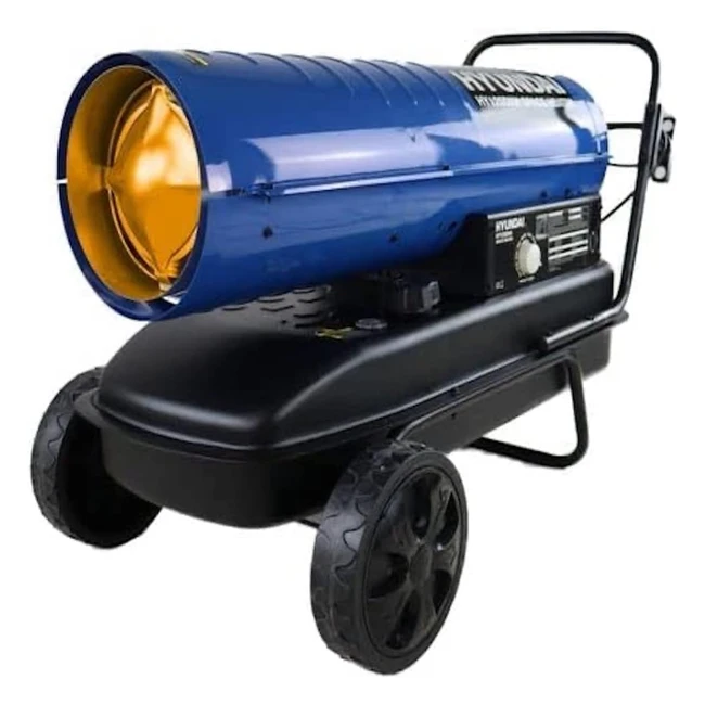 Hyundai Diesel Heater 37kW 125000BTU Adjustable Thermostat Large Fuel Tank