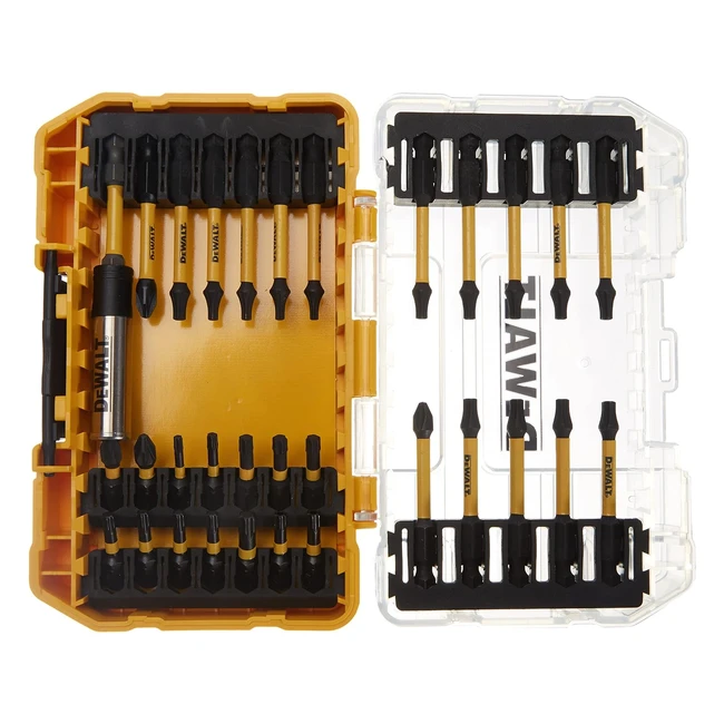 Juego de Puntas Destornillador 31 Piezas Dewalt DT70738TQZ - NegroAmarillo