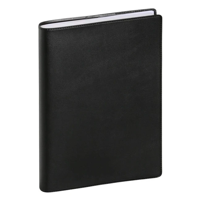 Agenda journalier bureau Exacompta 174121E Barbara Noir 12x17 cm