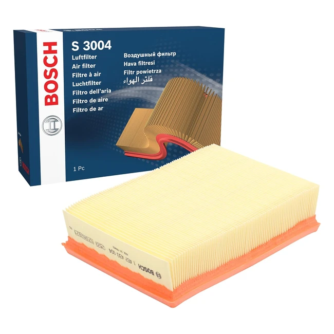 Filtre à air Bosch S3004 pour voiture - Haute qualité et efficacité de filtration