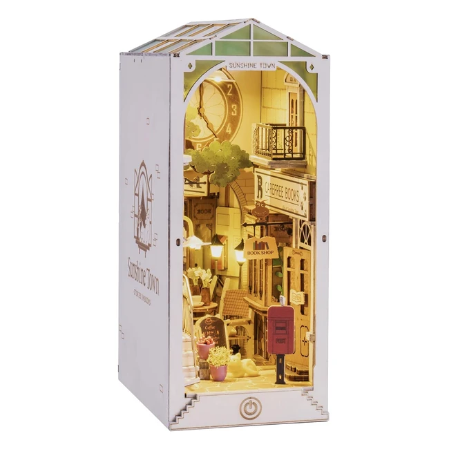 Kit Puzzle Libro Nook 3D Fai Da Te ROLIFE - Modello Sunshine Town