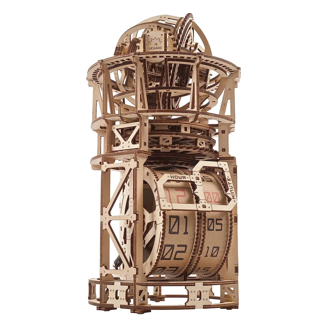 Reloj de Escritorio Ugears Sky Watcher - Modelo de Madera 3D - Regalo del Da d
