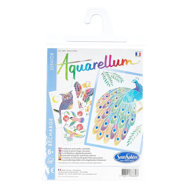 Recharge Aquarellum Junior - Kit Peinture Magique - Fabriqu en France