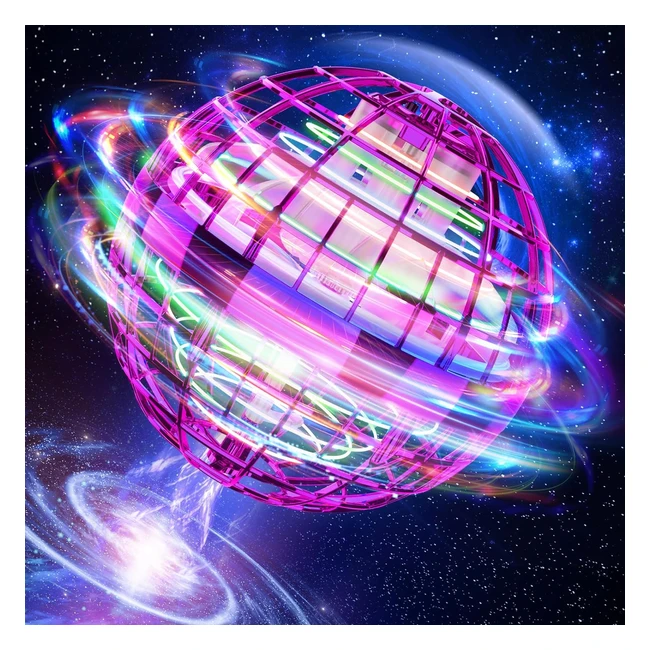 Bola Voladora Spinner Tomzon LED USB Mini Dron 3D - Regalo Nios