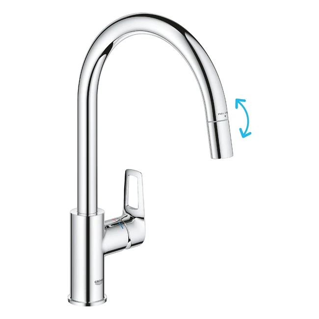 Grohe Startloop Einhand Spltischarmatur hoher Auslauf 360 Schwenkbereich Chrom 3