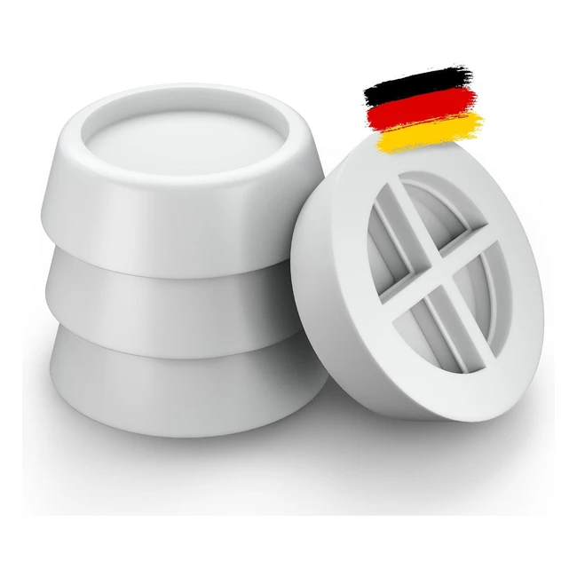 Vibirit Washing Machine Feet Pad Anti Vibration Rubber Feet - Shock Absorbing Washer Feet Pad for Dryer Refrigerator Treadmill