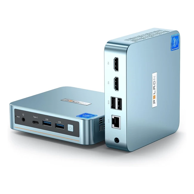 Peladn WI6 Mini PC Intel 12th Gen Alder Laken100 34GHz 16GB DDR4 512GB M2 PCIe 