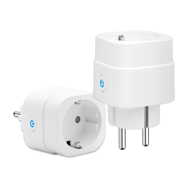 Presa Intelligente WiFi 16A 3680W Mini Smart - 2 Pezzi