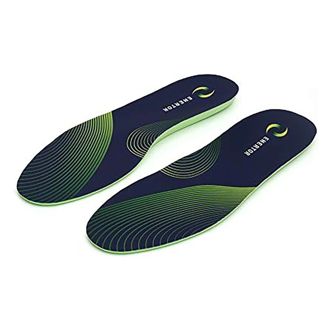 Enertor PX1 Walking Insoles - Shock Absorbing Full Length Orthotics - Foot and Heel Pain Relief - Plantar Fasciitis Support
