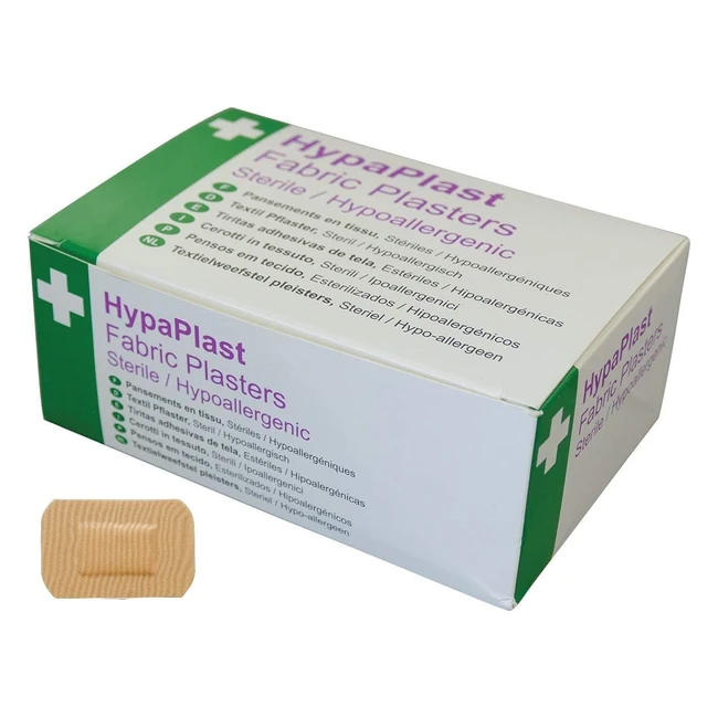 Hypaplast Large Fabric Plasters 72x5cm Pack of 100 - Sterile Hypoallergenic