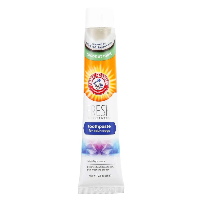 Arm  Hammer Fresh Spectrum Coconut Mint Dog Toothpaste 55g - Best Dental Care f