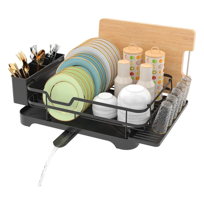 Egouttoir Vaisselle Acier Inoxydable Rotatif 360 - Emanis