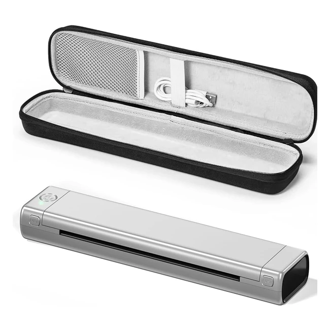 Impresora portátil Bluetooth Phomemo M08F A4 compacta y ligera con 203dpi