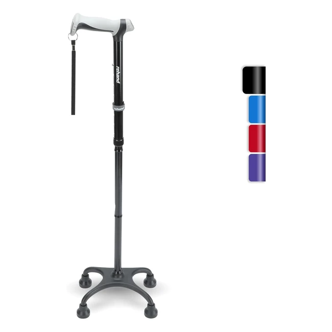 Bastone Quadripode Pieghevole Rehand - Ergonomico e Stabile
