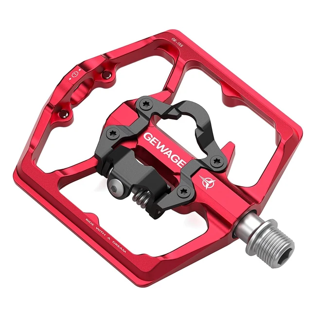 Pedales Bicicleta Montaa Doble Funcin SPD 916 BMX Carretera