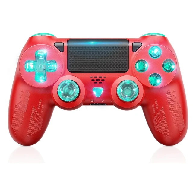 Manette sans fil PS4 Lapezei RVB Double Vibration Turbo Prise Audio 35mm