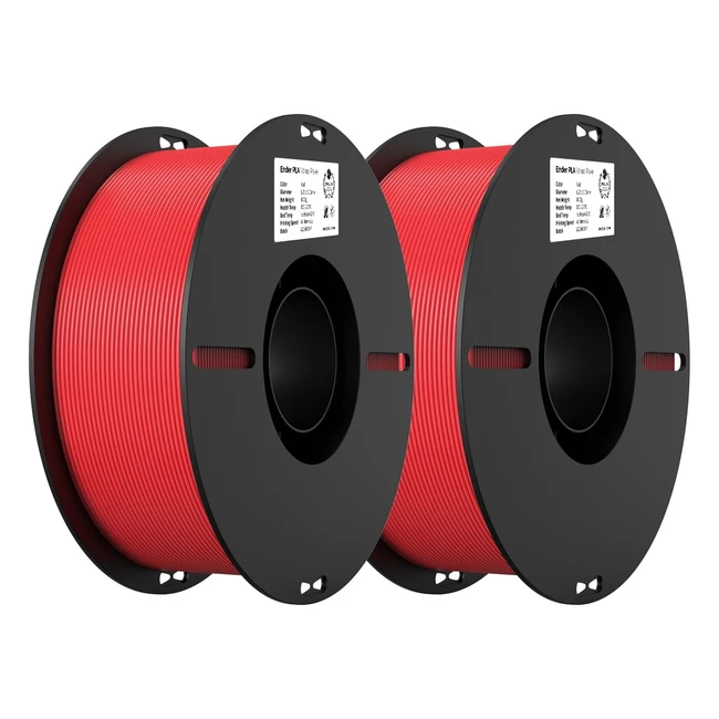 Creality PLA Filament 175mm 2kg Spool 44lbs Dimensional Accuracy 003mm Fit Most 