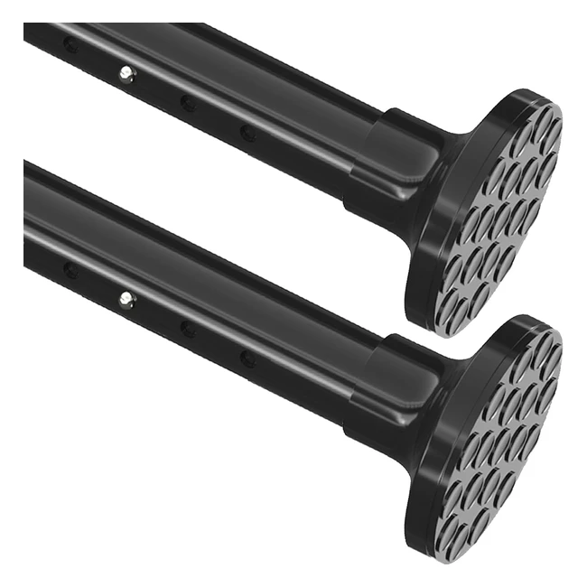 Barre Rideau Télescopique Extra Epaisse Noir 140cm - Marque X - Réf. 95140cm