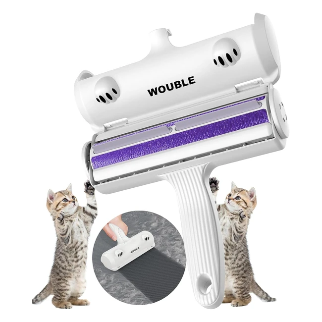 Rullo Rimozione Peli Animali Riutilizzabile - Pulizia Facile e Veloce