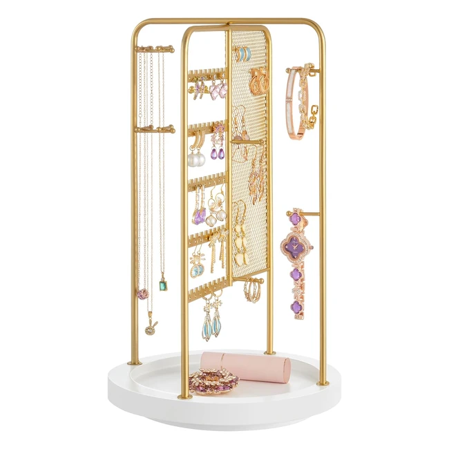 Songmics Jewellery Stand Rotating Display JJS023A01