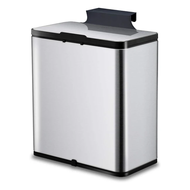 Cubo de Basura Colgante Elpheco de Acero Inoxidable 2 Galones - Cocina y Armario