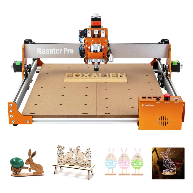 Graveuse CNC FoxAlien Masuter Pro - Routeur Bois 3Axes Aluminium - Gravure Bois 