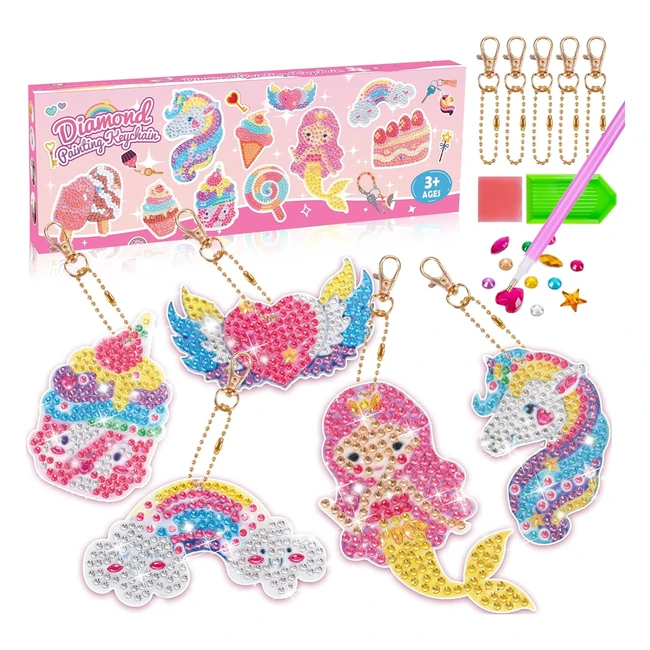 Diamond Art Craft Kit for Kids - GRRIOPI - Age 6-12 - Unicorn Girls Toys