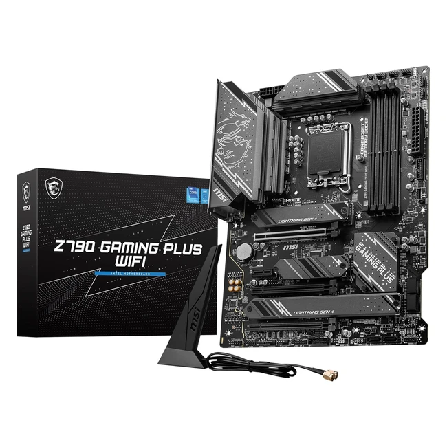 MSI Scheda Madre Z790 Gaming Plus WiFi ATX - Supporta Intel Core 12a e 13a Gen D
