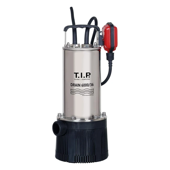 Bomba de Inmersión 600036 para Drenaje - Acero Inoxidable - 950W