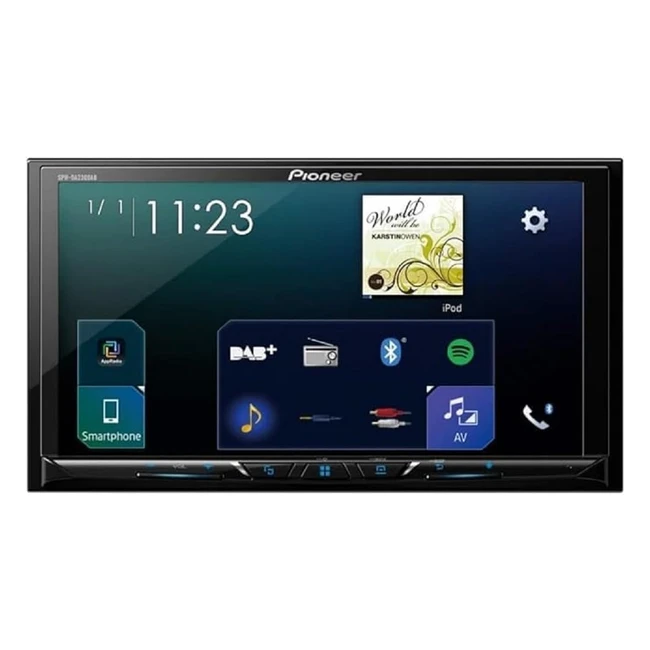 Pioneer SPH-DA230DABAN 2DIN Mediareceiver mit CarPlay, Android Auto & Bluetooth