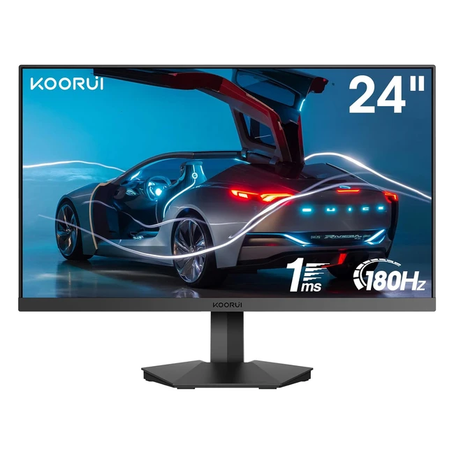 Ecran PC Gaming Koorui 24.5 pouces FHD 1920 x 1080 1ms 144Hz HDMI DisplayPort VA Adaptive Sync