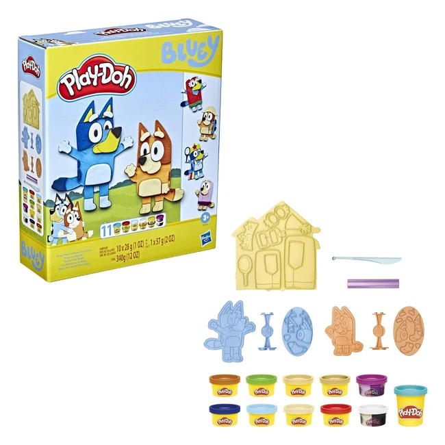 Bluey Make n Mash Costumes Small Play-Doh Set - Creative Play for Kids