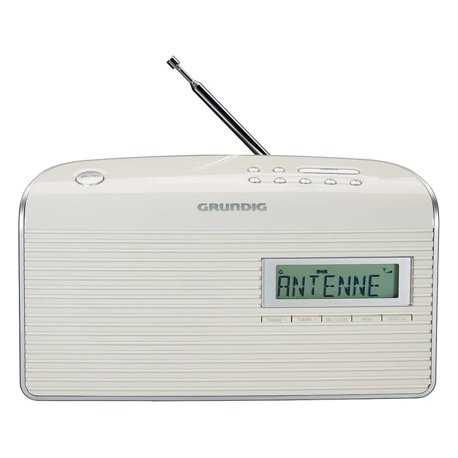 Radio Portable Grundig MusicWS7000DABW - Compact, Portable, FM, RDS, Haut-Parleur Intégré
