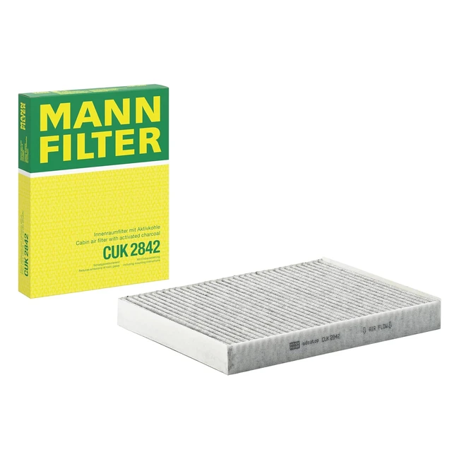 MANNFILTER CUK 2842 Premium Innenraumfilter mit Aktivkohle - PKW