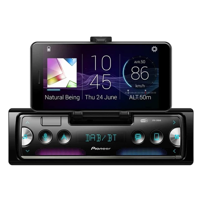 Pioneer SPH20DABAN 1DIN Autoradio mit RDS und DAB Bluetooth USB - Top Soundquali