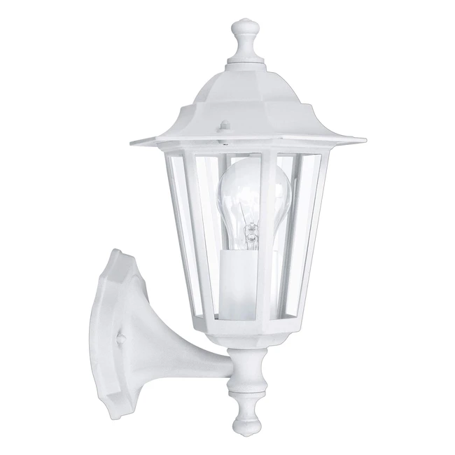 Lámpara Exterior Eglo Lanterna 5 Luces Aluminio Fundido Blanco IP44