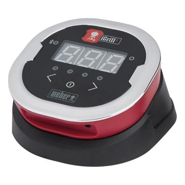 Weber 7221 iGrill 2 - Termometro Digitale per Cibo Nero - Monitoraggio Preciso e