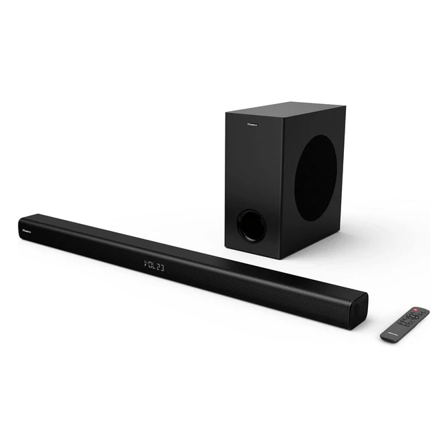 Hisense HS218 21Ch Sound Bar with Wireless Subwoofer 200W Dolby Audio Bluetooth 