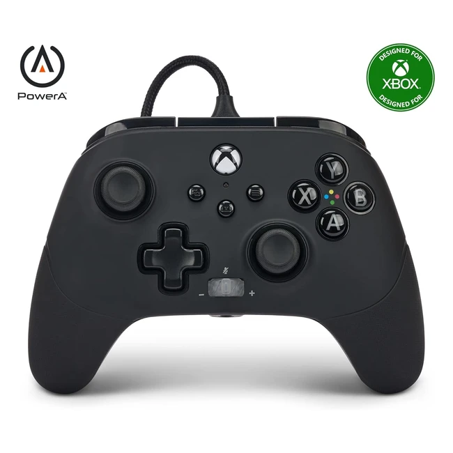 PowerA Fusion Pro 3 Wired Controller for Xbox Series XS - Black | Advanced Gaming Buttons | Immersive Dual Rumble Motors