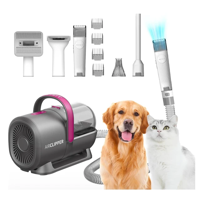 Tondeuse Chien Petkit Airclipper 5 en 1 - Kit Toilettage Professionnel