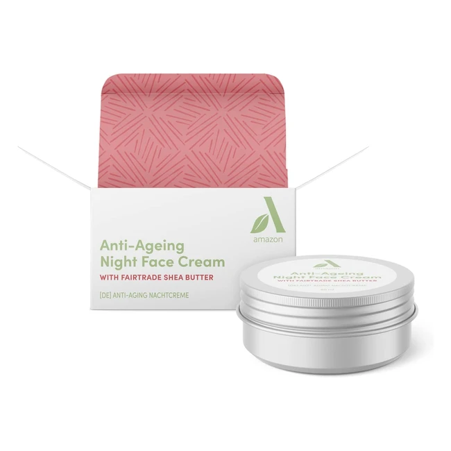 Amazon Aware Antiageing Nachtcreme mit Hyaluronsure Bio-Lavendel und Sheabutte