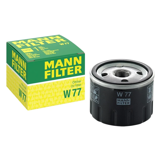 MANN-FILTER W 77 Ölfilter Premiumqualität für PKW & Nutzfahrzeuge