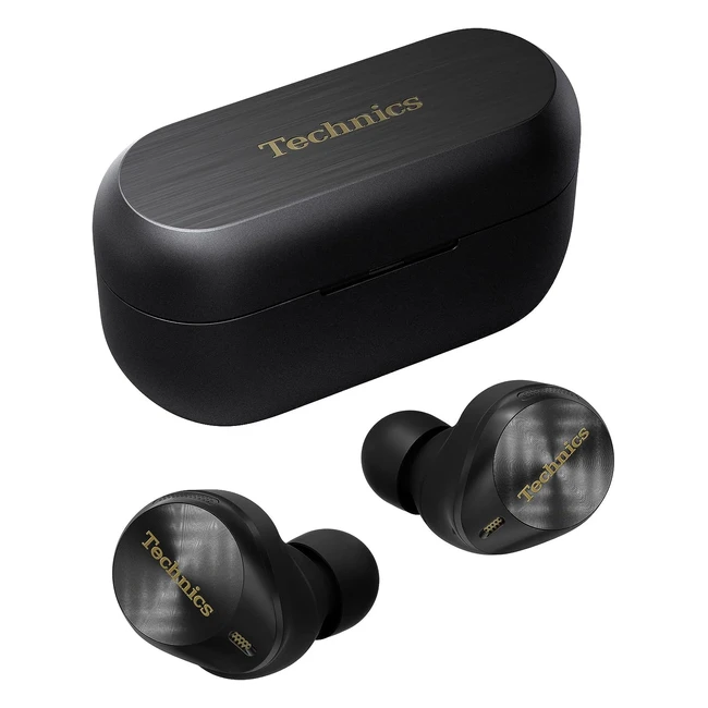 Technics EAH-AZ80EK Kabellose Ohrhörer mit Noise Cancelling Multipoint Bluetooth Schwarz