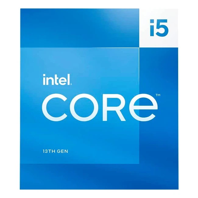 Processeur Intel Core i5-13400F pour PC de bureau - 10 curs 6 pcores 4 ecores