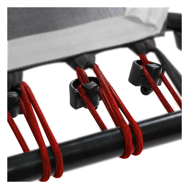 SportPlus Fitness Trampolin Gummiseil Set 36 Bungee Seile mit Clips verschiedene