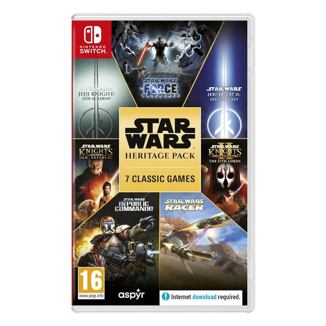 Star Wars Heritage Pack Switch - 7 Classic Games Included