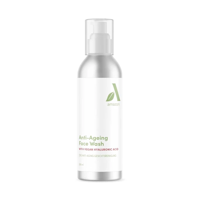 Amazon Aware Antiageing Gesichtsreinigung in Pumpspender mit Hyaluronsäure und Bio-Aloe Vera 200 ml